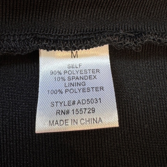 Fashion Nova Bandage Midi Black Dress (M) - Picture 8 of 8